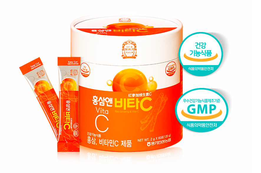 HỒNG SÂM VITAMIN C 2g*60 túi ( dạng bột)